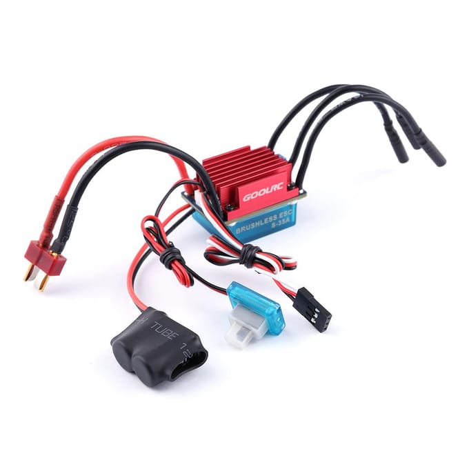 GoolRC S-35A Borstelloze ESC met 5V/2A BEC voor 1/12 1/14 1/16 RC Auto Nieuwste