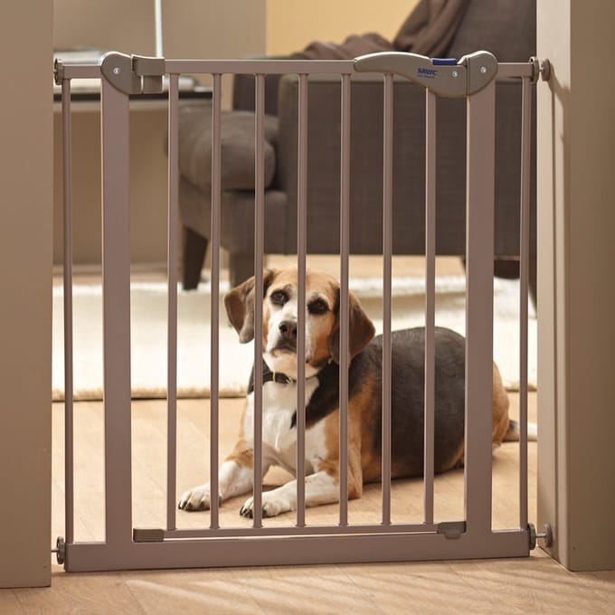 Zzz Savic Dog Barrier Afsluithek Grijs - 74-84X75 CM