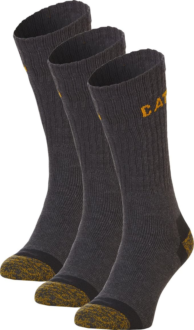 CAT Premium Werksokken Caterpillar Antraciet - 3 paar - Maat 43-46