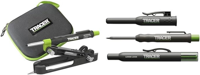 Multifunctionele Scribe Tool voor Doe-het-zelvers en Timmerwerk met Diep Potlood en Accessoires
