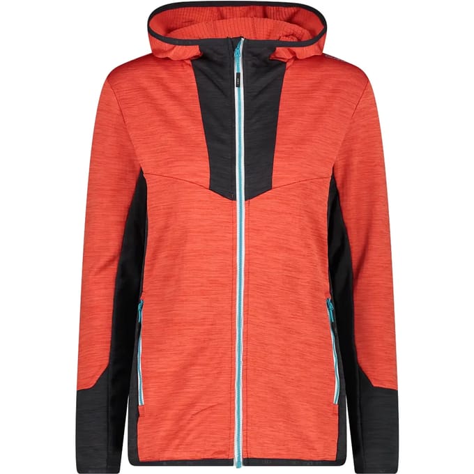 Dames fleece met capuchon CMP Unlimitech Grid Tech