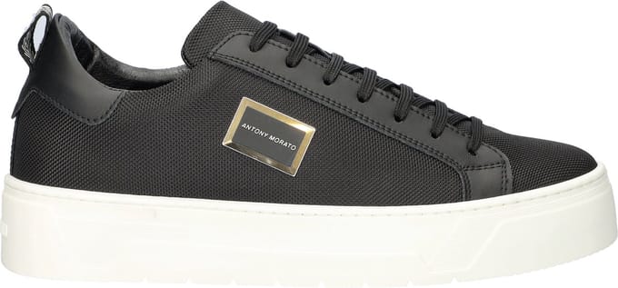 Antony Morato Metal Bold heren sneaker - Zwart - Maat 40