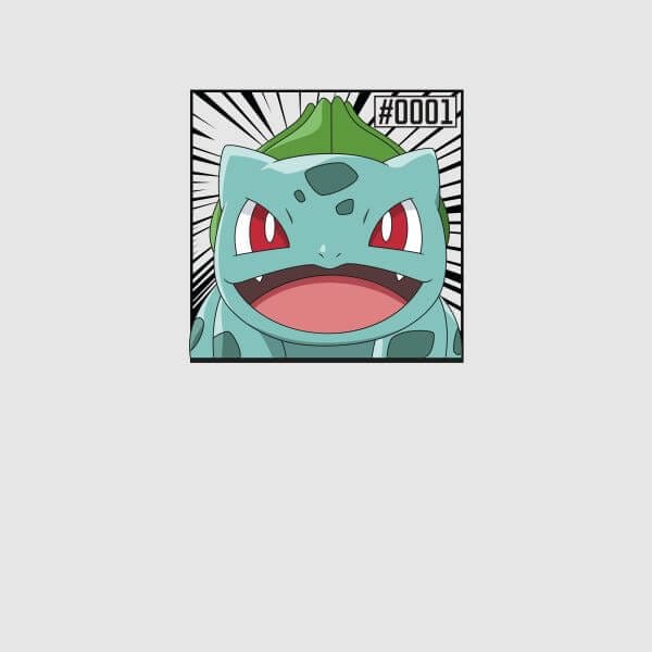 Pokémon Pokédex Bulbasaur #0001 Women's T-Shirt - Grey - XS