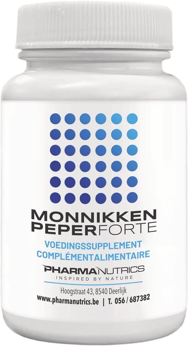 MONNIKSPEPER 60 V-caps Pharmanutrics - Menopauze- natuurlijke oplossing