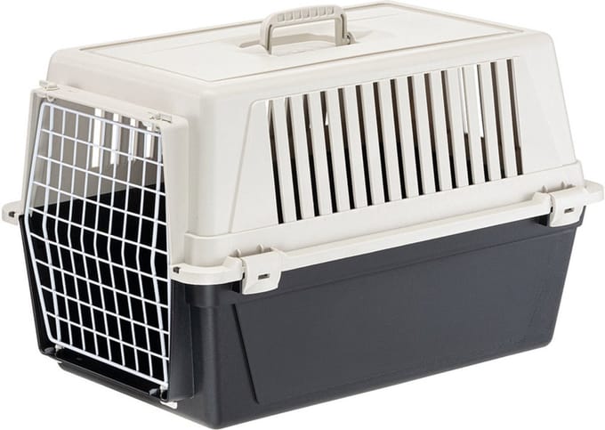 Ferplast Vervoersbox Atlas 30 Basic - Zwart - 60 x 40 x 38 cm