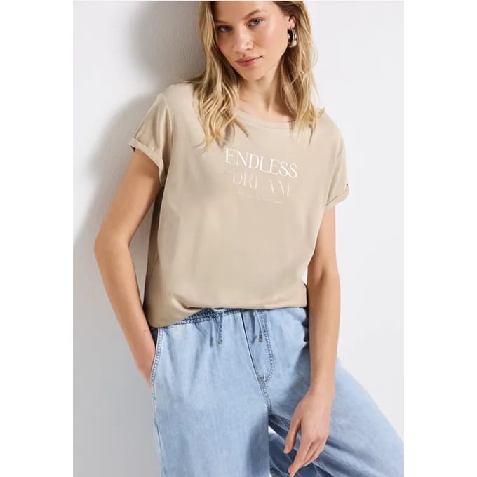 Shirt met tekst