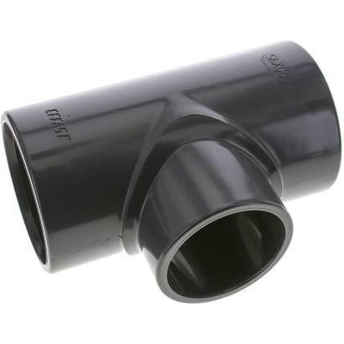 PVC Adapter T-stuk Lijmmof 90 tot 75mm