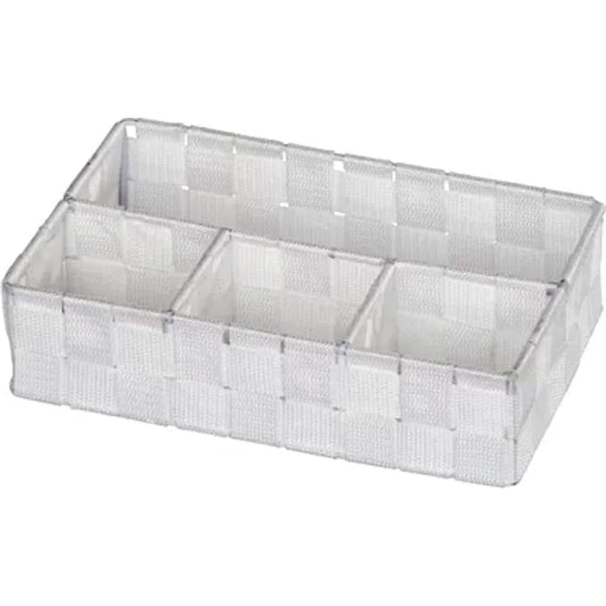 Wenko Organizer Adria 4-vaks 26x17x6,5cm Wit
