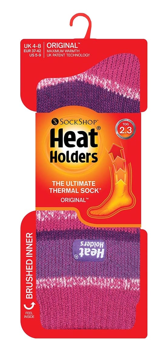 Heat Holders - Dames 2.3 tog thermo wintersokken - Fantasia Roze