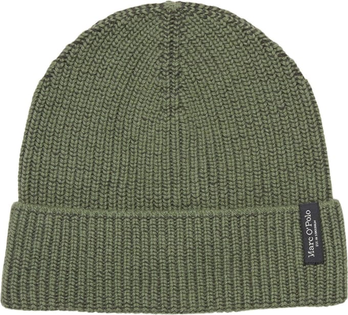 Marc O'Polo Dop Knitted Hat Testimonial Campaign Victorian Mist Groene