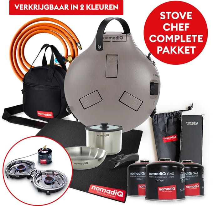 NomadiQ Pakket - STOVE CHEF COMPLETE