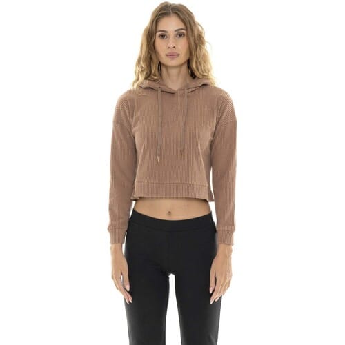 Capuchon sweaters Leone 1947 Woman Rib Hoody Relaxed