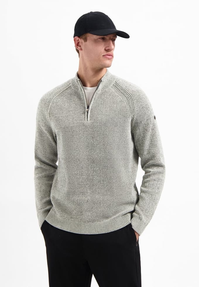 No Excess Pullover Half Zip 2 Colored Chenille Kit Größe: 3XL | Pullover Outlet | Herren