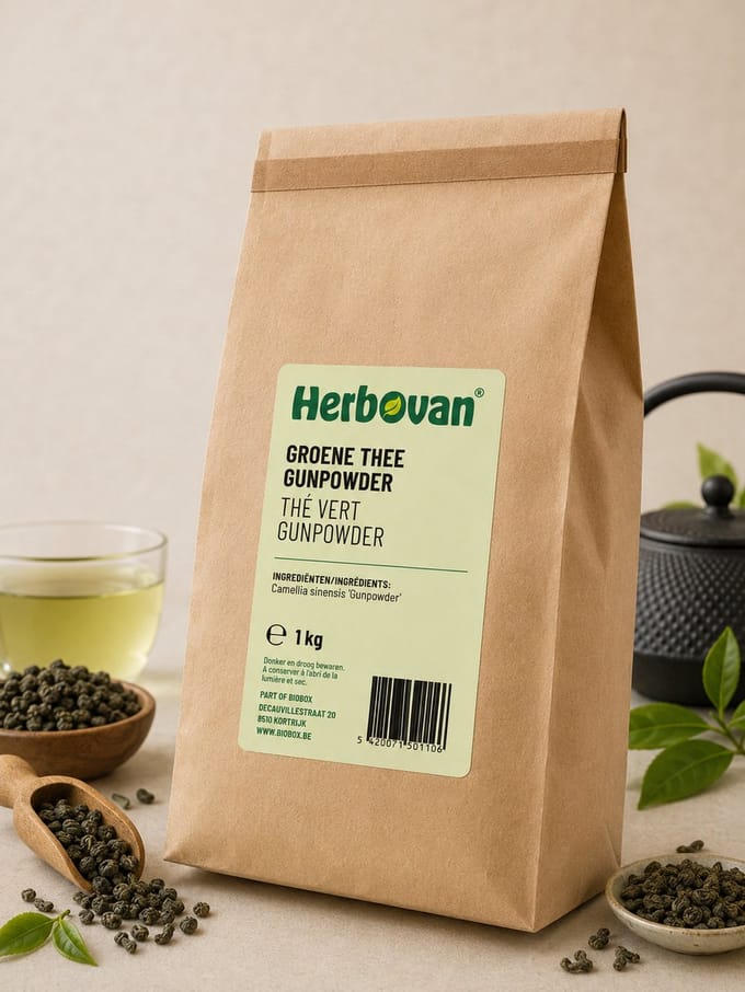 Herbovan Groene thee Gunpowder 1kg