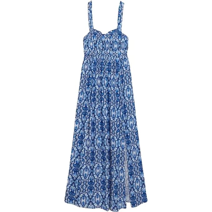 Superdry - Maxi-jurk met strik op de rug - Dames - Jurken