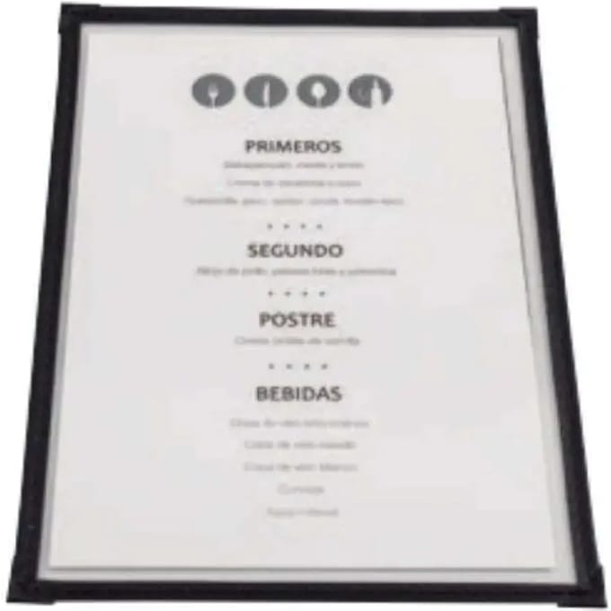 Menu lijst A5 opslaan collectie Lacor