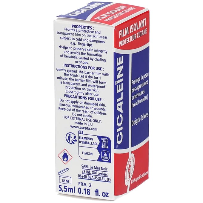 Akileïne Cicaleïne Isolerende Vinger-Heel Folie 5,5 ml