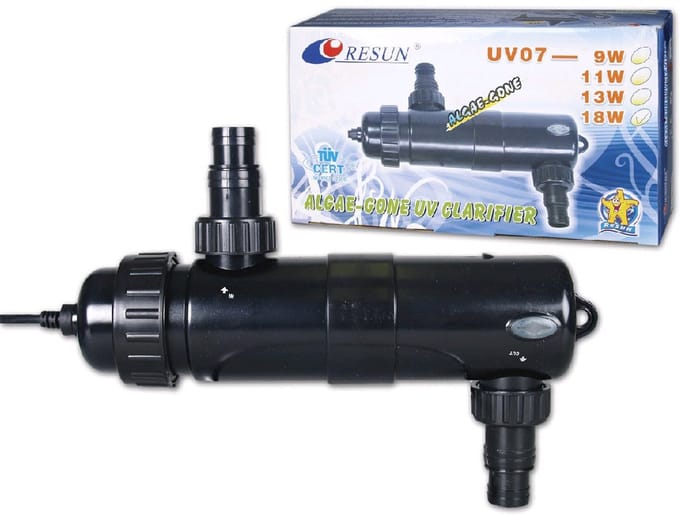 UV Filter 11 watt Resun UV8 aquarium UV+