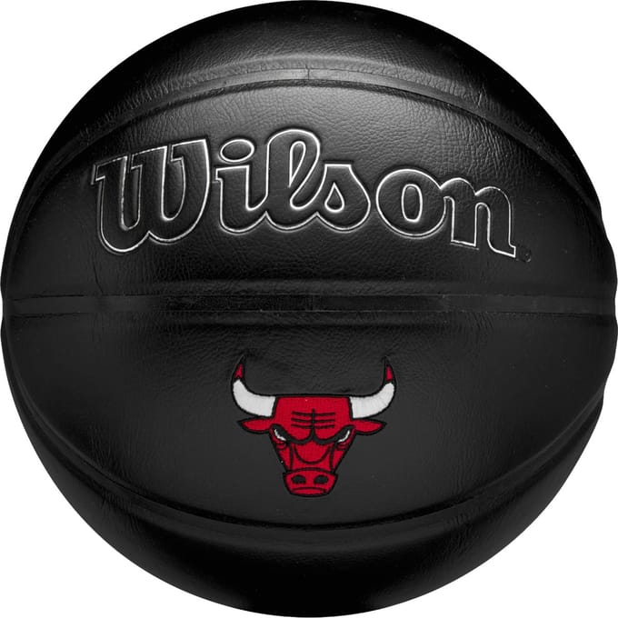 Wilson Nba Team Premiere Chicago Bulls Basketbal Bal Zwart 7