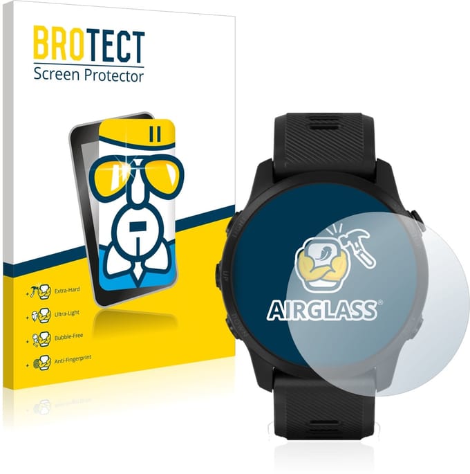 Screenprotector voor Garmin Forerunner 945 LTE Beschermglas transparant