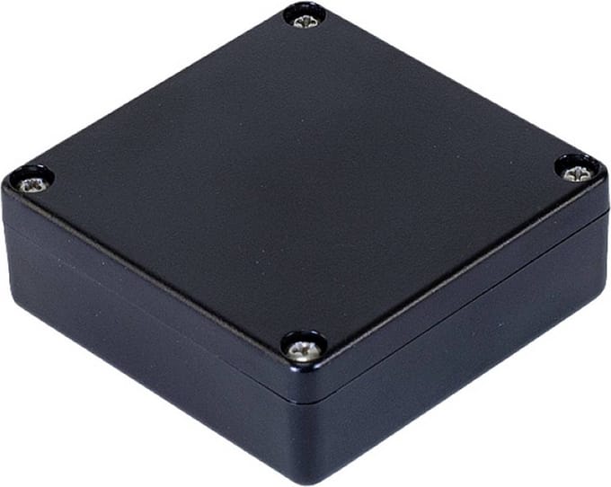 Hammond Electronics 1551WTBK Universele behuizing – 60 x 60 x 22 mm – ABS – Zwart
