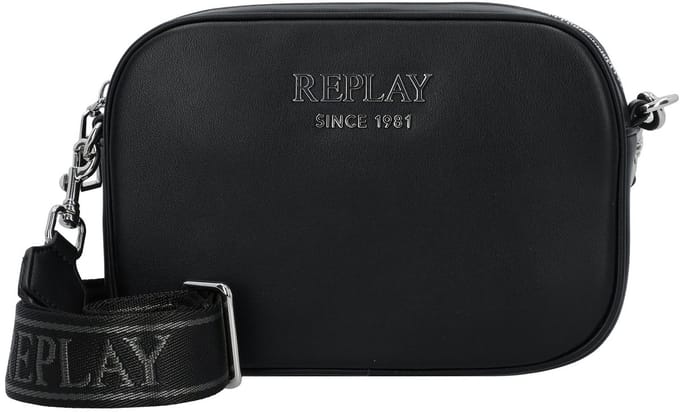 REPLAY schoudertas Crossbody Bag Black zwart