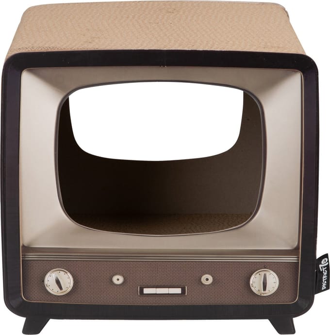 District 70 Telly - Kattenspeelgoed - 39.6x35x37 cm Bruin