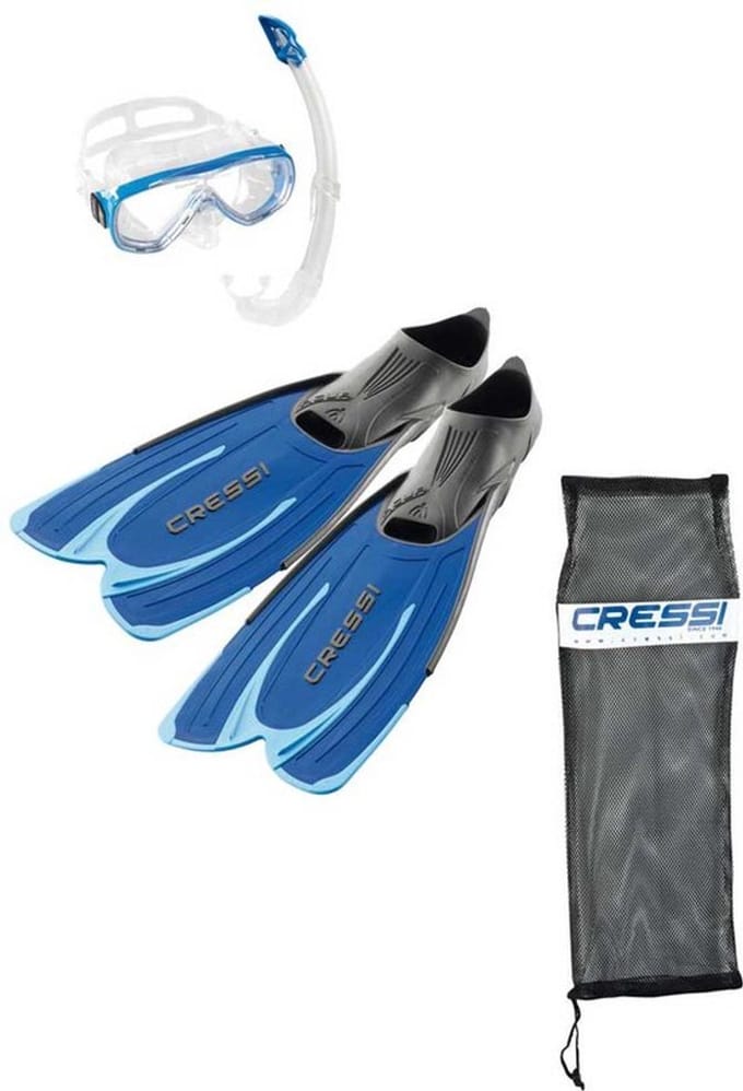 Cressi Agua Snorkelset Blauw EU 41-42
