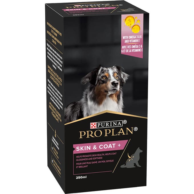 PURINA® PRO PLAN® Skin & Coat - Olie - Supplement Hond - Zalm - 250 ml