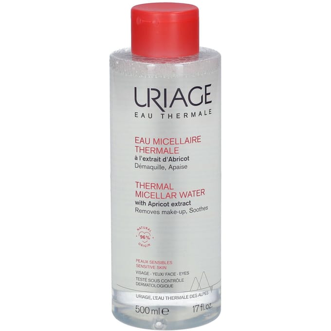 Uriage Thermal Micellar Water with Apricot Extract Sensitive Skin 500 Gezichtswater