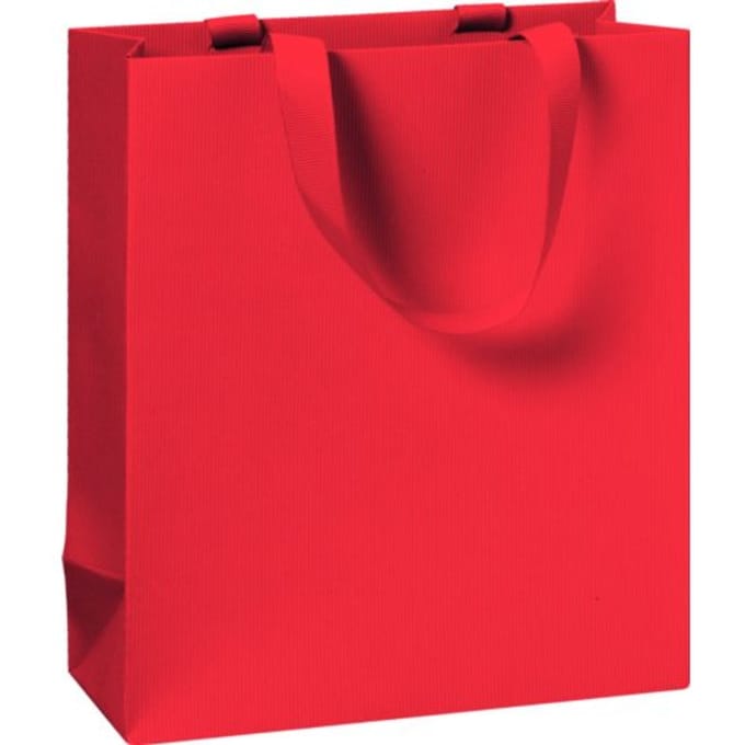 Stewo geschenktasje one colour rood, formaat 18 x 8 x 21 cm