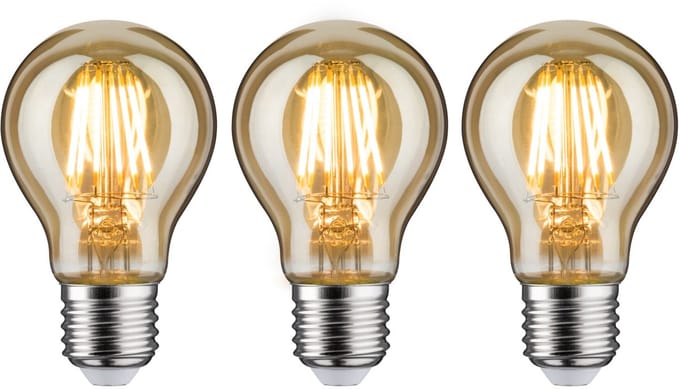 Vintage Edition Standaard 230 V LED-gloeilamp E27 3x680lm 3x6,5W 2500K Goud