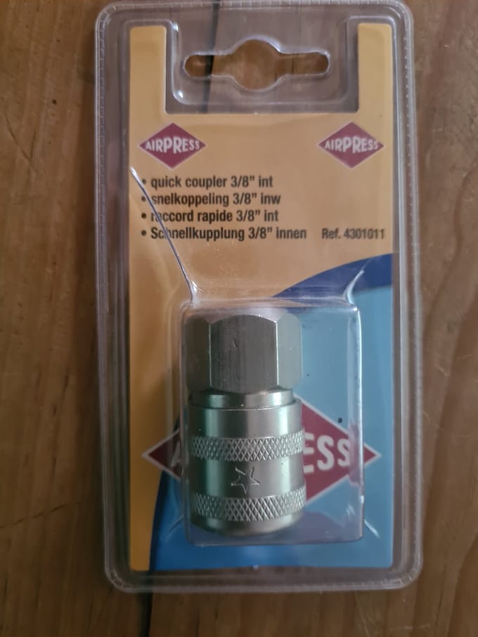Airpress Snelkoppeling 3/8'' inw
