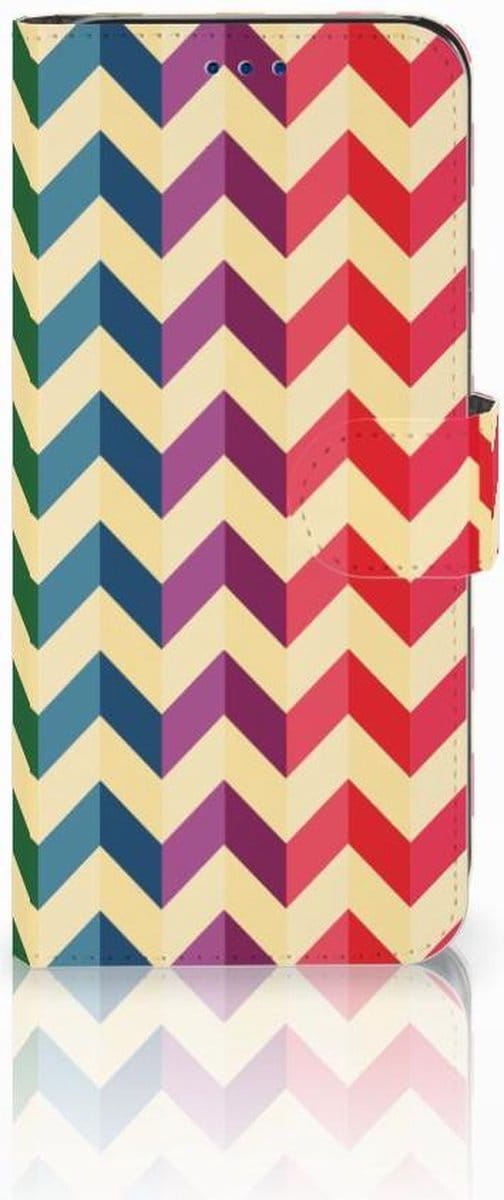 Samsung Galaxy S8 Telefoon Hoesje Zigzag Multi Color