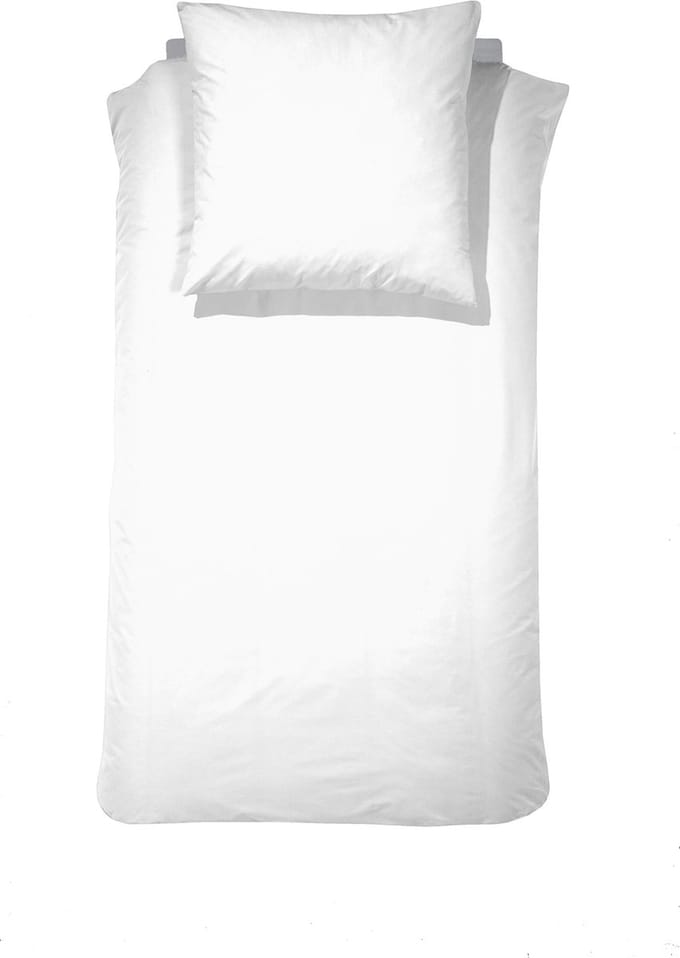 Cinderella Morning 1-persoons dekbedovertrekset 155x220cm flanel wit + 1 kussensloop 60x70