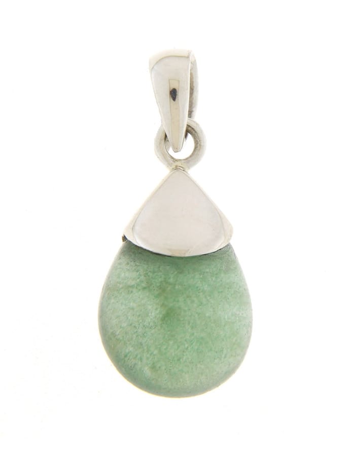 SilverGems zilveren hanger met Aventurijn edelsteen
