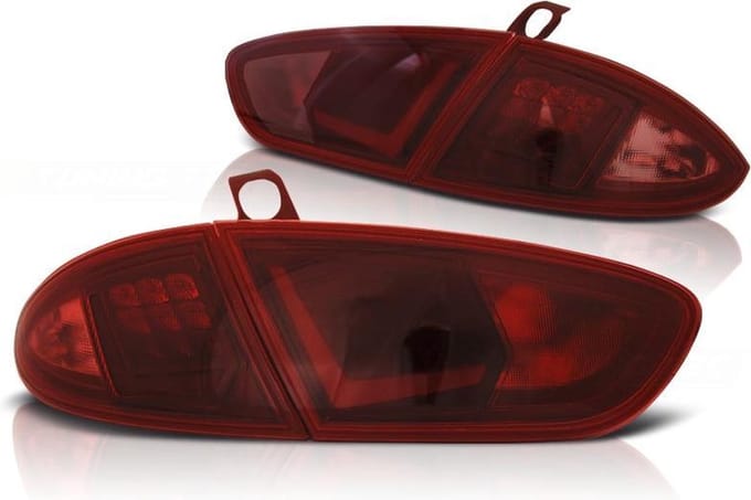 Achterlichten SEAT LEON 03 09-12 ROOD LED STRIP