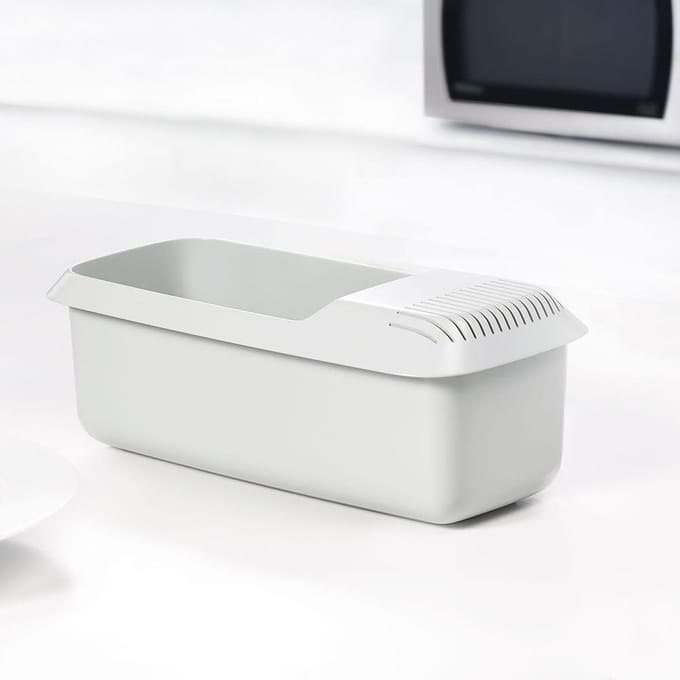 Cuiseur à pâtes micro-ondes avec passoire, résistant à la chaleur, cuiseur à spaghettis brown