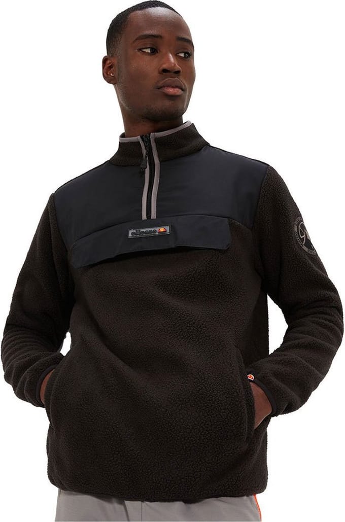 Ellesse Zinco Sweatshirt Met Halve Rits Zwart L Man