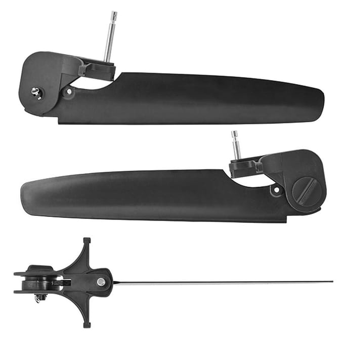 Kit de commande du système de direction du gouvernail de queue de Kayak pour le contrôle de la Direction black