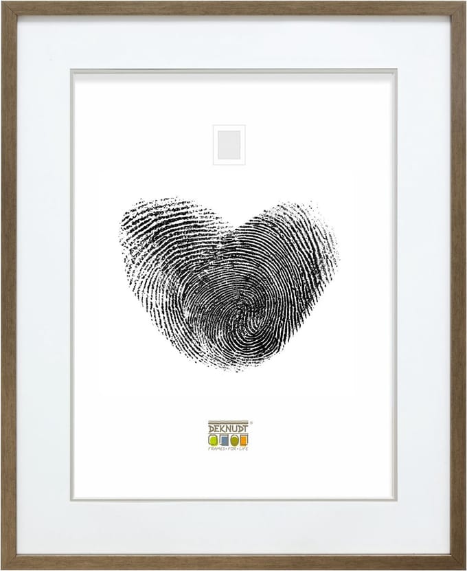 Deknudt Frames fotolijst S43AD2 P1 - brons - passe-partout - 20x30 cm