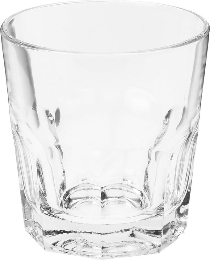 Waterglazen - 4x - glas - transparant - 250 ml - vaatwasserbestendig