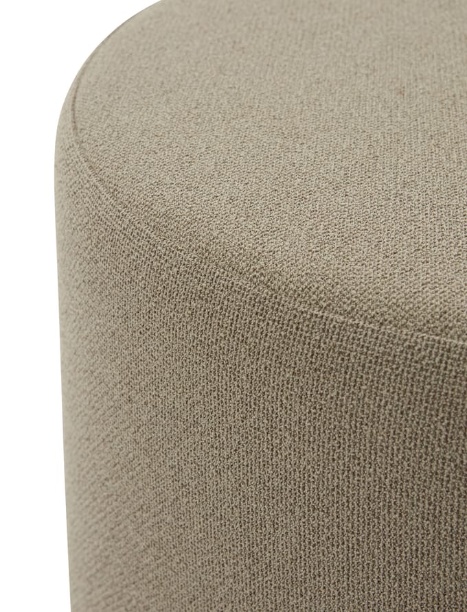 AYTM Stilla Poef - taupe Bouclé