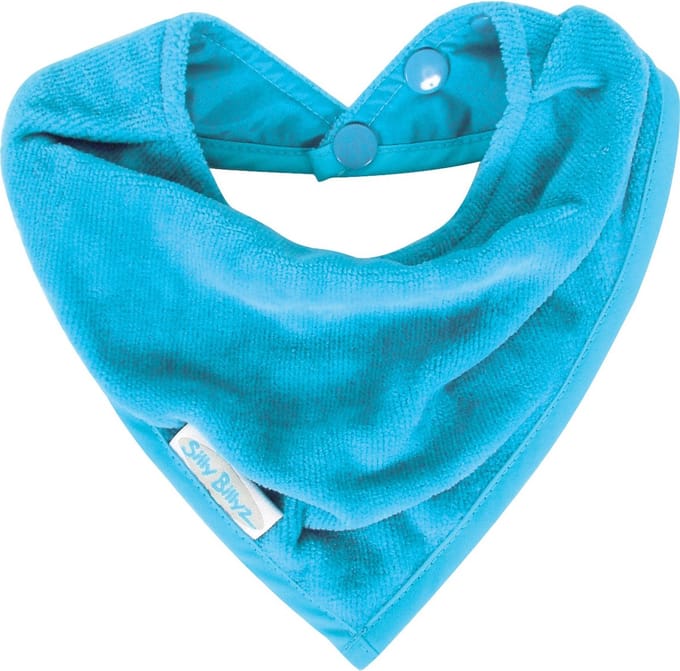 Silly Billyz Slabber Bandana Junior 26 Cm Katoen/nylon Aqua