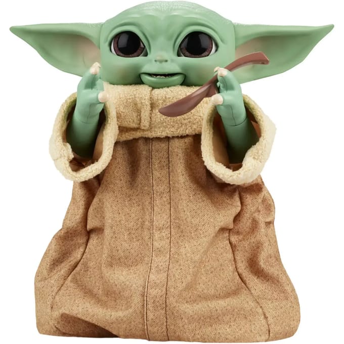 Beeldje Hasbro Star Wars Mandalorian Baby Yoda The Child Animatronic electronic