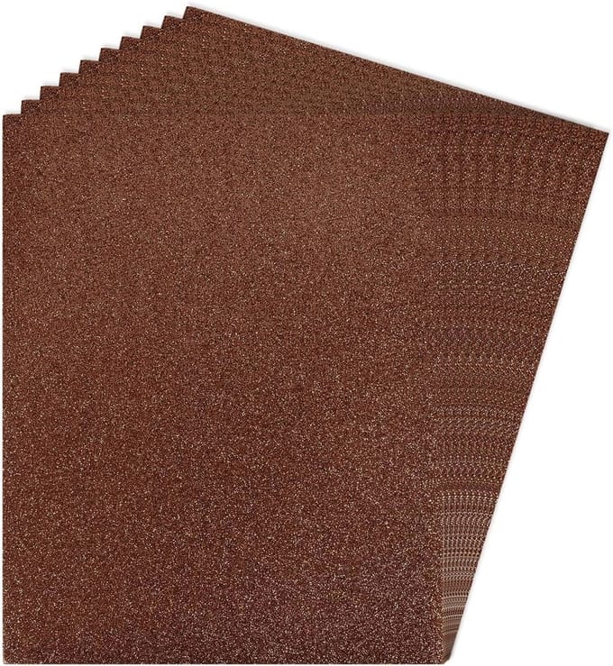 Schuimplaten - Knutselmateriaal - Creatieve projecten - Flexibel en snijdbaar - 12 stuks - Bruin