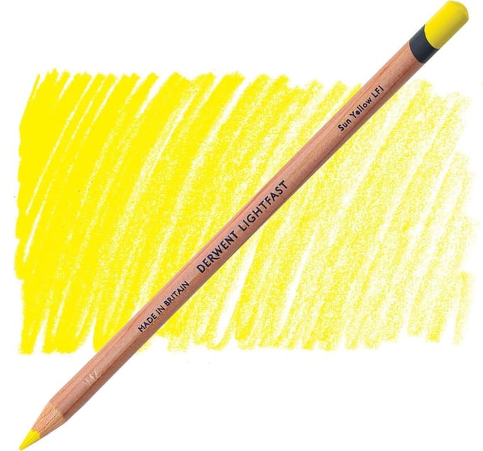 Derwent Lightfast Potlood Sun Yellow LF1