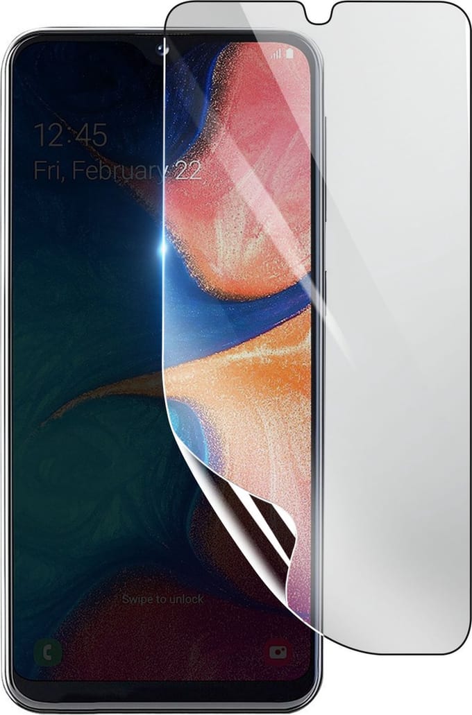 3mk, Geschikt voor Samsung Galaxy A20e, Schokbestendige Hydrogel Screenprotector, Transparant