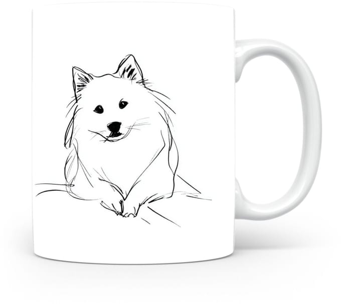 Beker Japanse Spitz