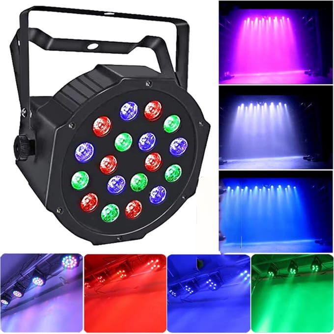 Led Par Light Dmx512 - Geluid Geactiveerd - Podiumlicht - Dj Disco Licht - sfeer licht Dance Club - Bruiloft Verjaardag Kerstfeest verlichting